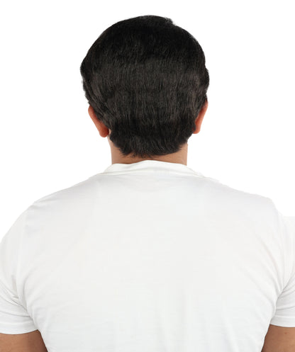 Wigs2you H-7079 大人用 メンズ ショート レイヤード フルウィッグ ブラック 耐熱合成繊維 コスプレ、普段使い、仮装イベントに最適