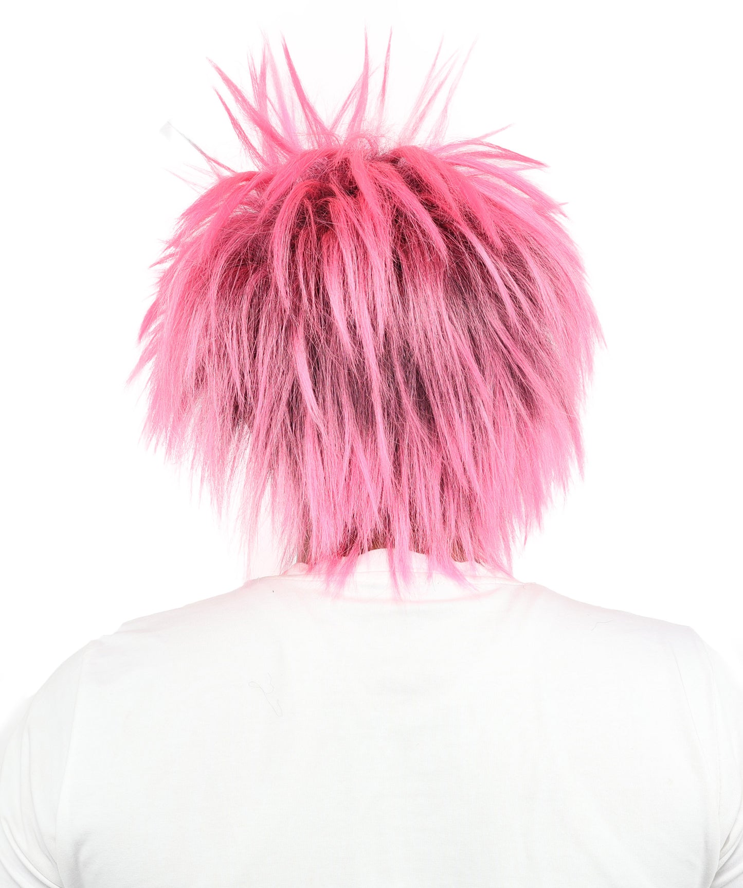 Wigs2you H-7092 大人男性用パーティーパンクウィッグ｜ミディアムスパイクマルチカラーヘアスタイル、調節可能なストラップと合成繊維使用、コスプレ、ハロウィン、カーニバル、パーティーに最適