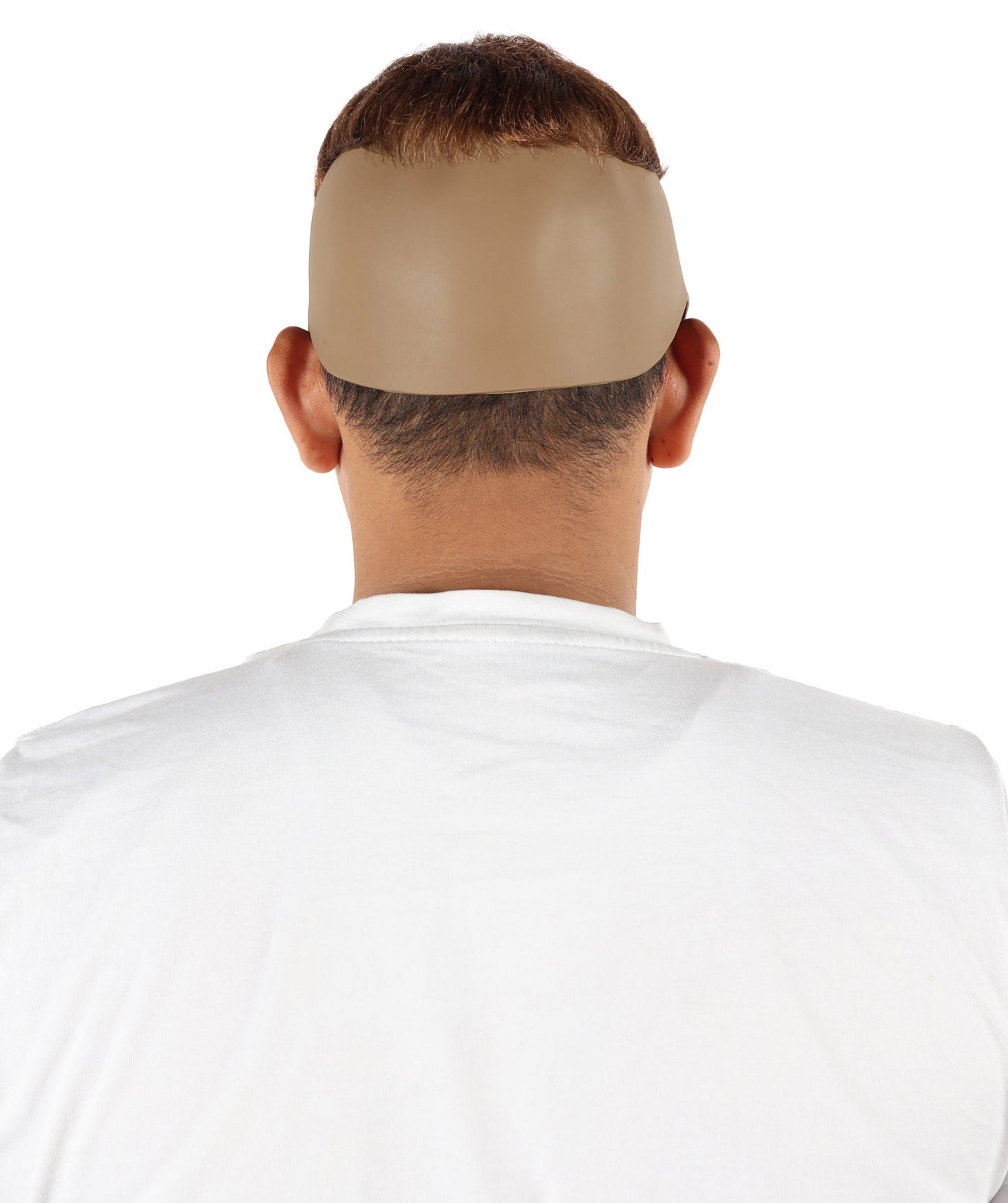 Wigs2you H-7094 大人男性用コメディ用かつら（スキンヘッドキャップ付き）｜ショート丈の赤褐色合成毛髪｜舞台やロールプレイ用のユーモラスなパーティー＆コスプレ用かつら