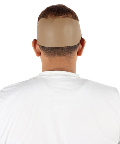 Wigs2you H-7094 大人男性用コメディ用かつら（スキンヘッドキャップ付き）｜ショート丈の赤褐色合成毛髪｜舞台やロールプレイ用のユーモラスなパーティー＆コスプレ用かつら