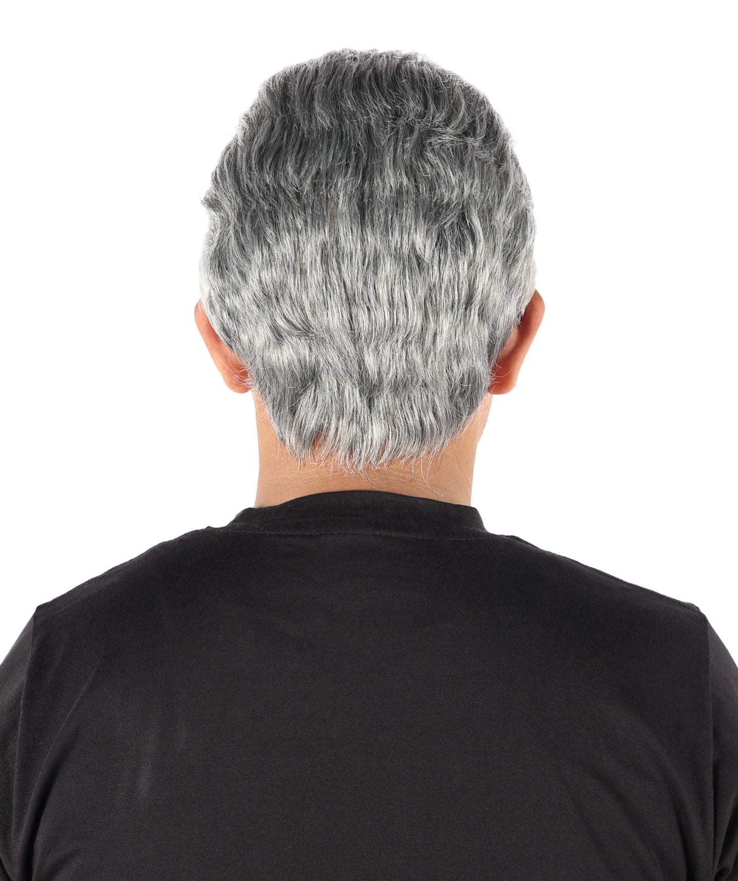 Wigs2you H-7101 大人男性用ポンパドール風ダークグレーウィッグ｜ロールプレイ、舞台公演、ハロウィンイベントに最適なクラシックレトロショートヘア