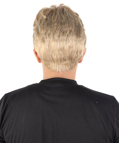 Wigs2you H-7105大人男性用エリートスタイルタスクフォースリーダーウィッグ｜サンディアッシュブロンドのタクティカルコスプレウィッグ（調節可能なキャップ付き）、ハロウィンやコンベンションに最適