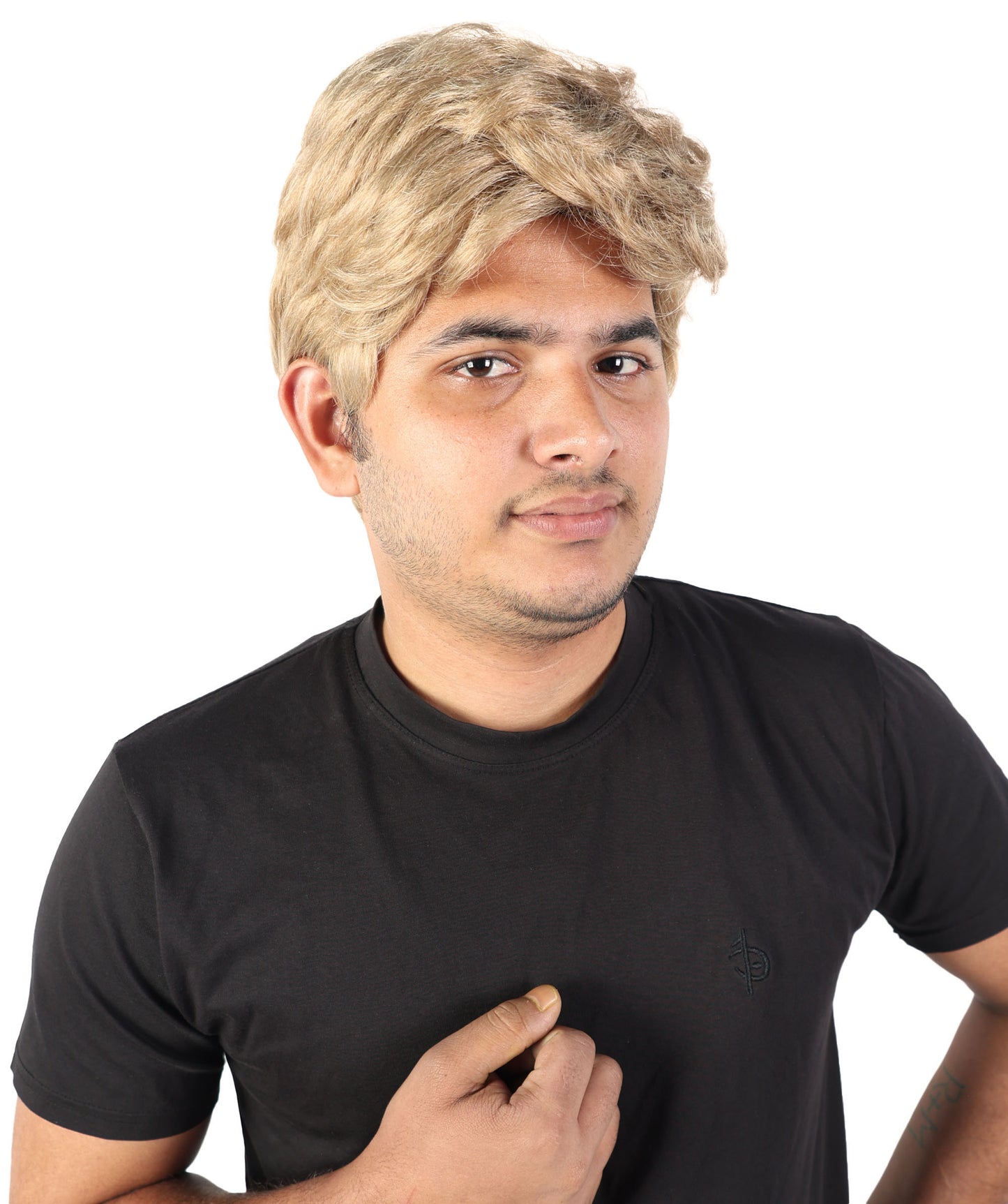 Wigs2you H-7105大人男性用エリートスタイルタスクフォースリーダーウィッグ｜サンディアッシュブロンドのタクティカルコスプレウィッグ（調節可能なキャップ付き）、ハロウィンやコンベンションに最適