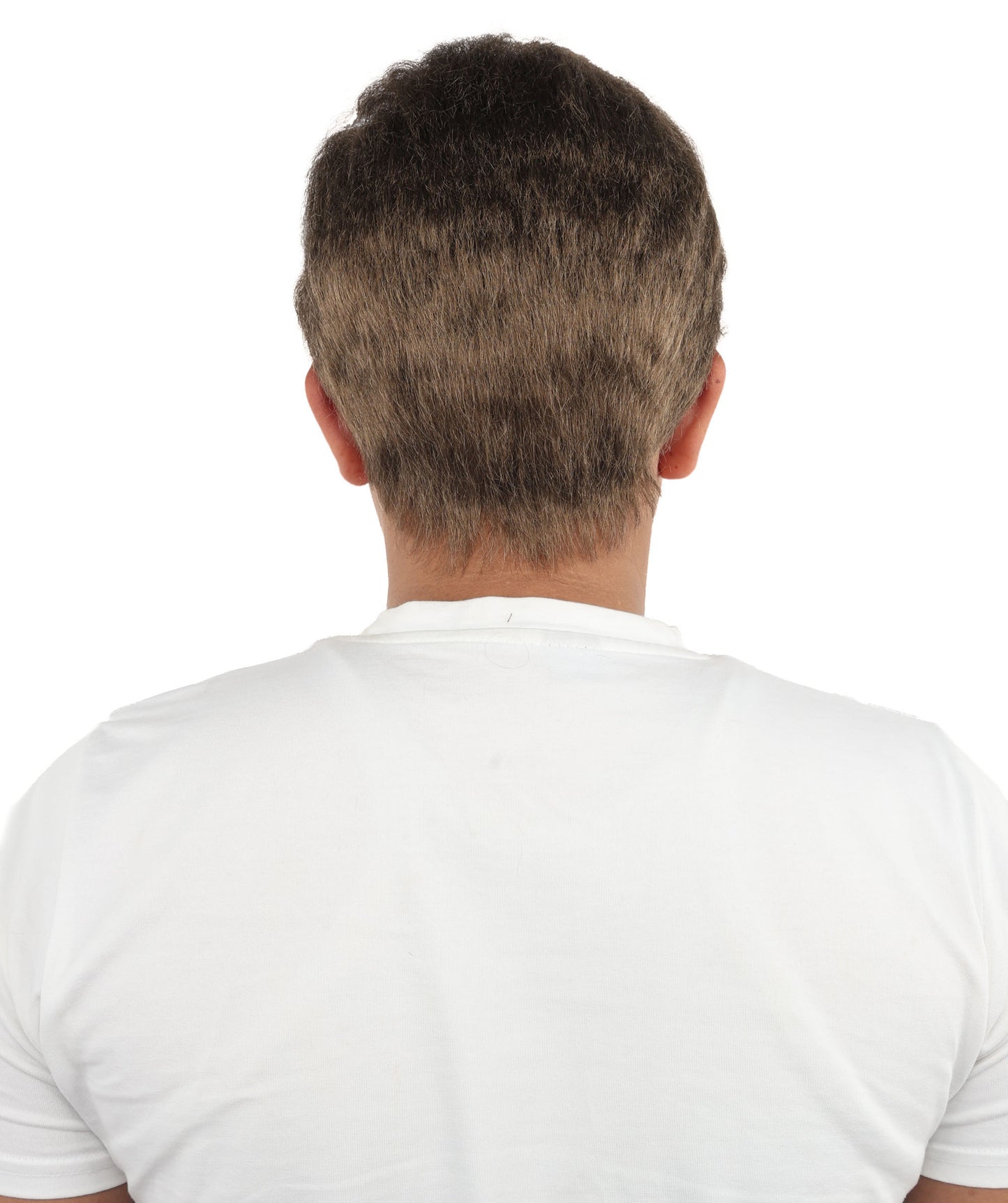 Wigs2you H-7107大人男性用ショートブラウンウィッグ｜自然な見た目のレイヤードテクスチャー合成毛｜定番の普段使いコスプレスタイル