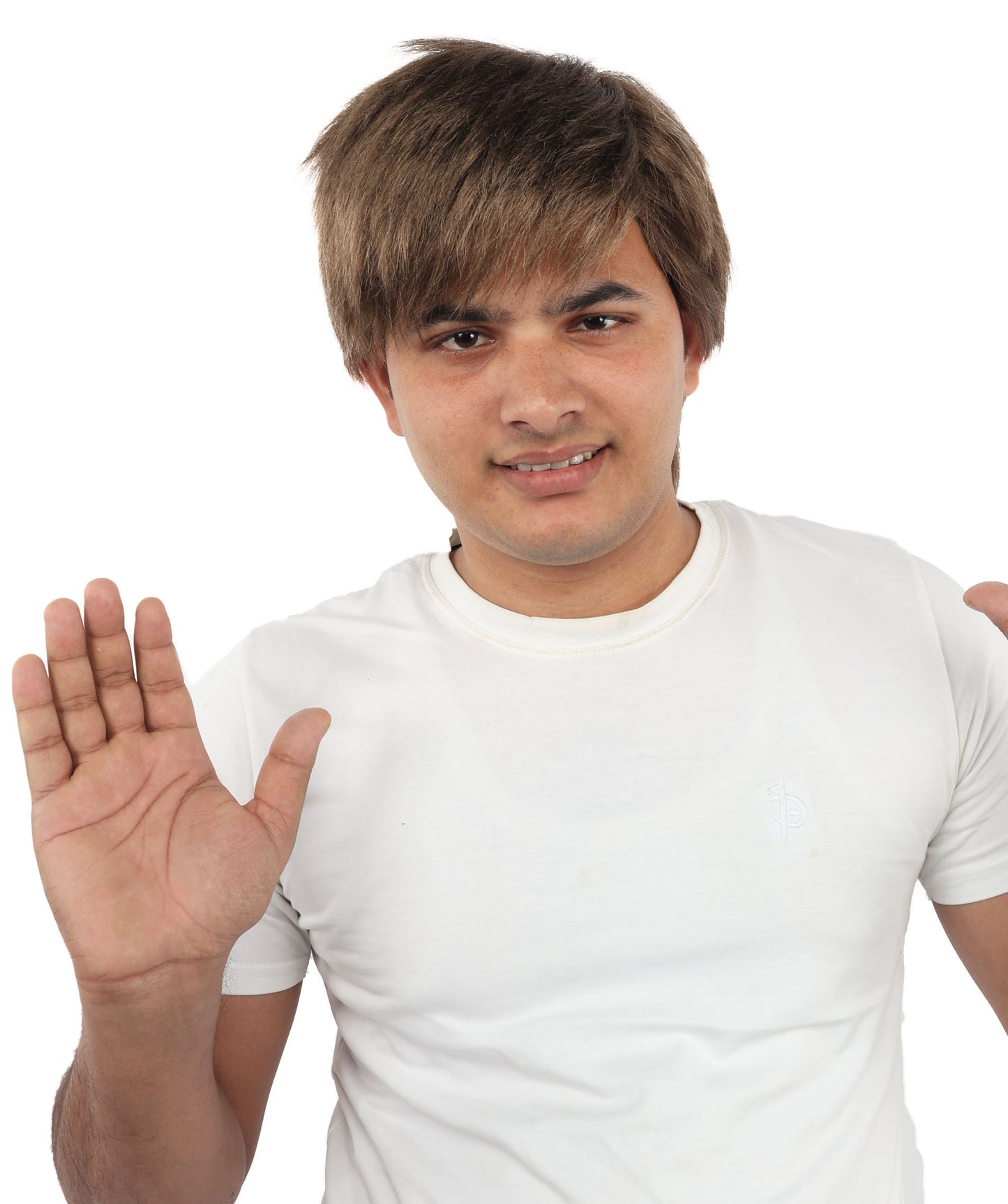 Wigs2you H-7108 大人男性用クラシックボウルカットウィッグ｜ショートブラウン合成毛ウィッグ｜ハロウィンやロールプレイ用のレトロ80年代コスプレ＆アクセサリー