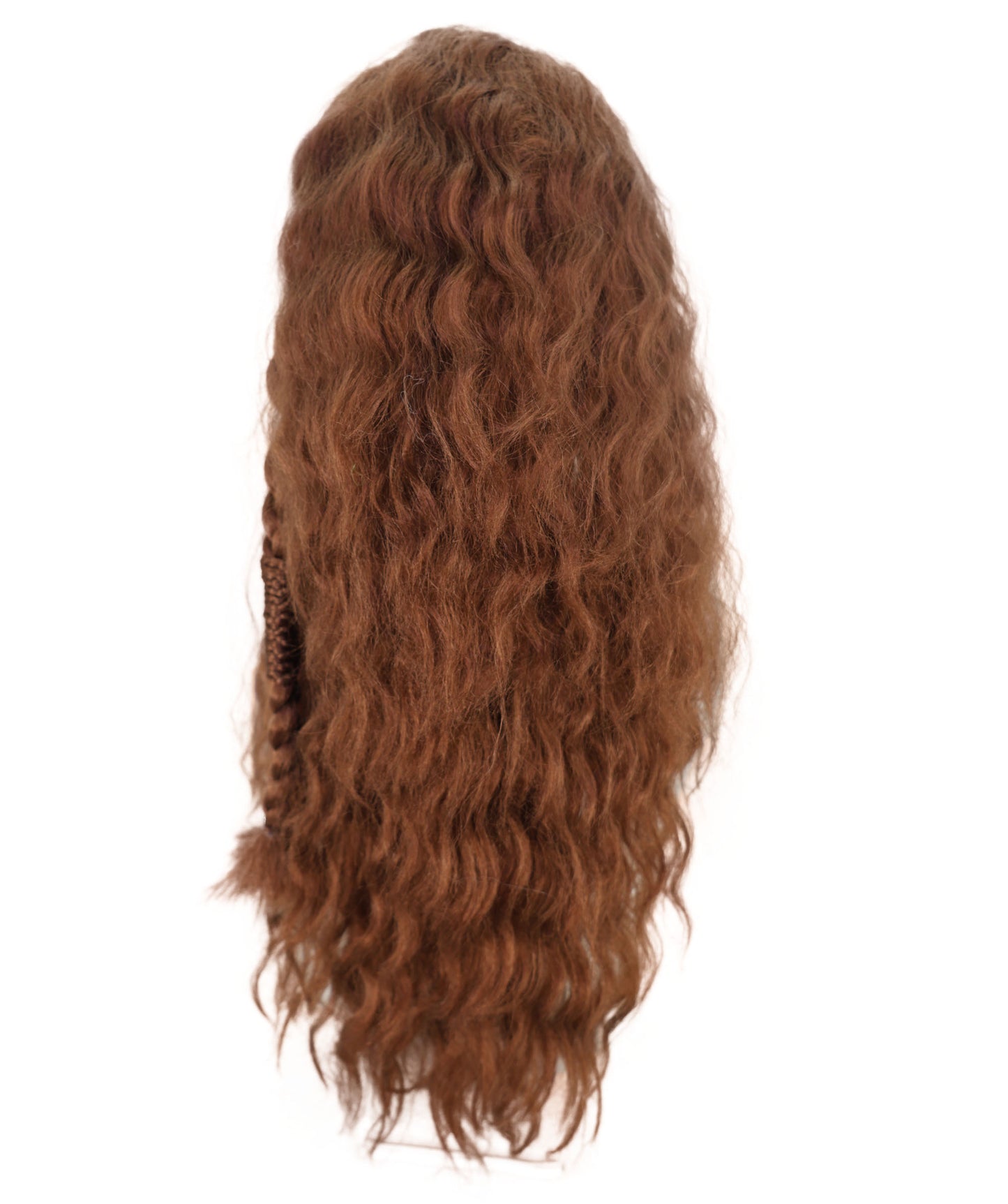 Wigs2you H-7109 大人男性用ロングウェーブ銅ウィッグ｜合成毛｜コスプレ、ハロウィン、パーティーイベントに最適なナチュラルレイヤードスタイル