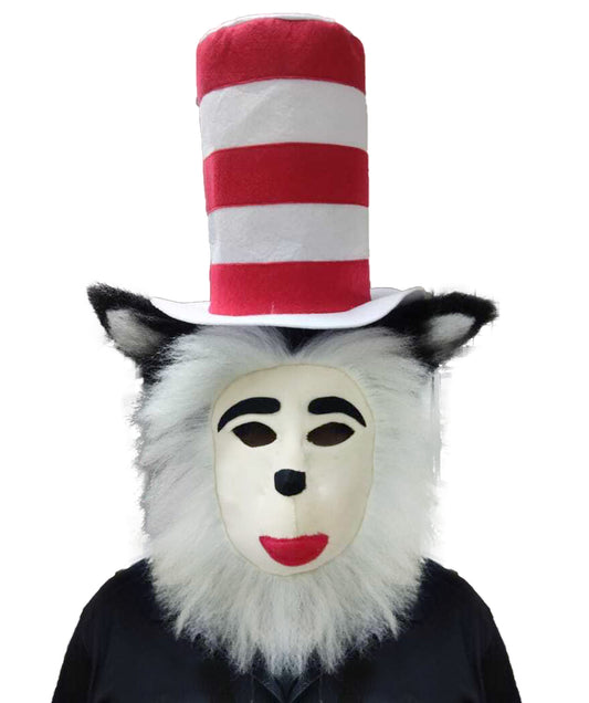 Wigs2you H-7120大人用ユニセックス アニマルキャラクター 猫 白黒コスチュームセット | ムスクセット付き完全セット | 究極のハロウィン＆コスプレキット