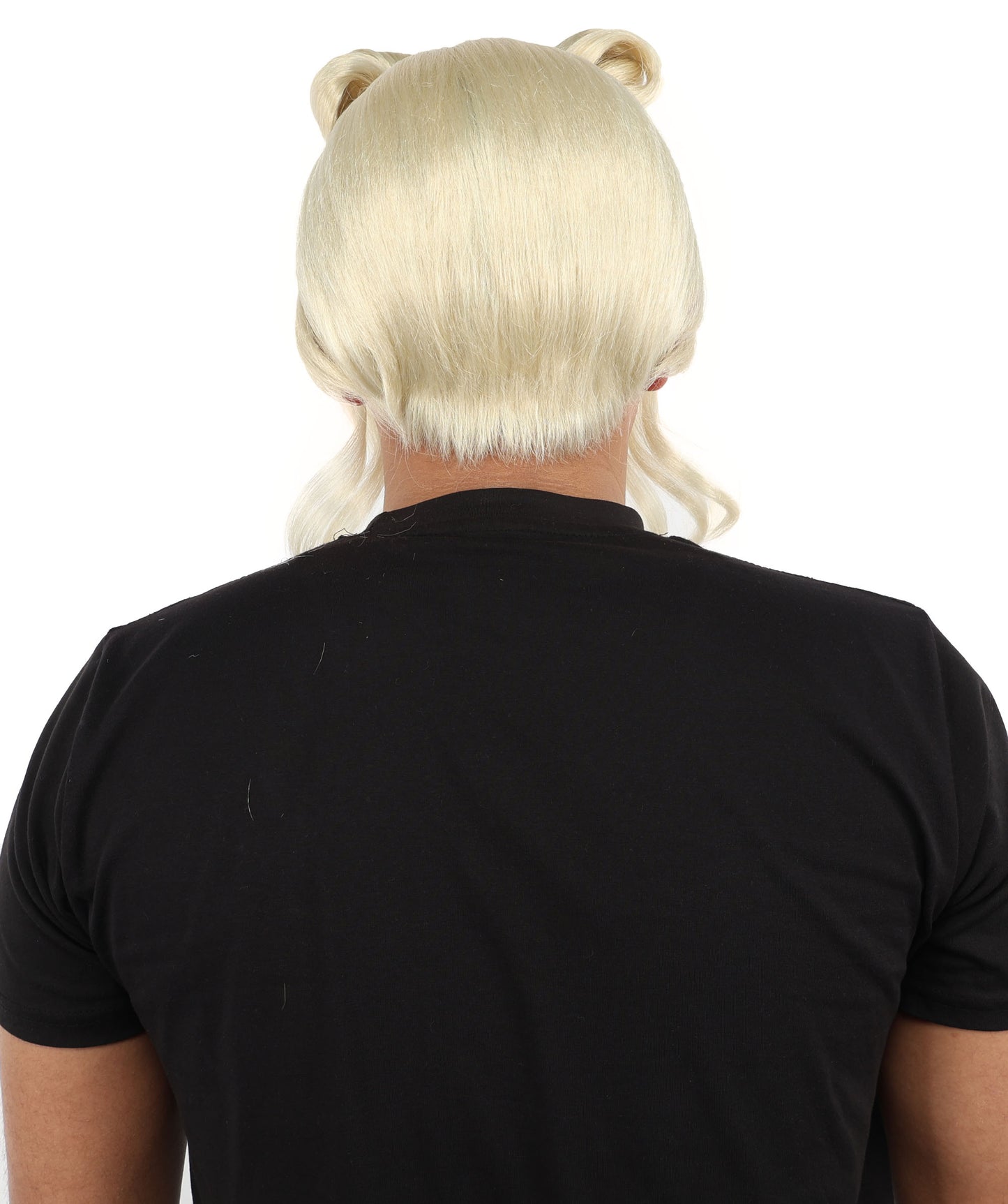 Wigs2you H-7124 大人用ブロンドダブルツインお団子ヘアウィッグ – 滑らかな質感の立体的なヘアデザイン | キャラクタースタイリング、テーマイベント、ステージ出演、クリエイティブなルックスに最適