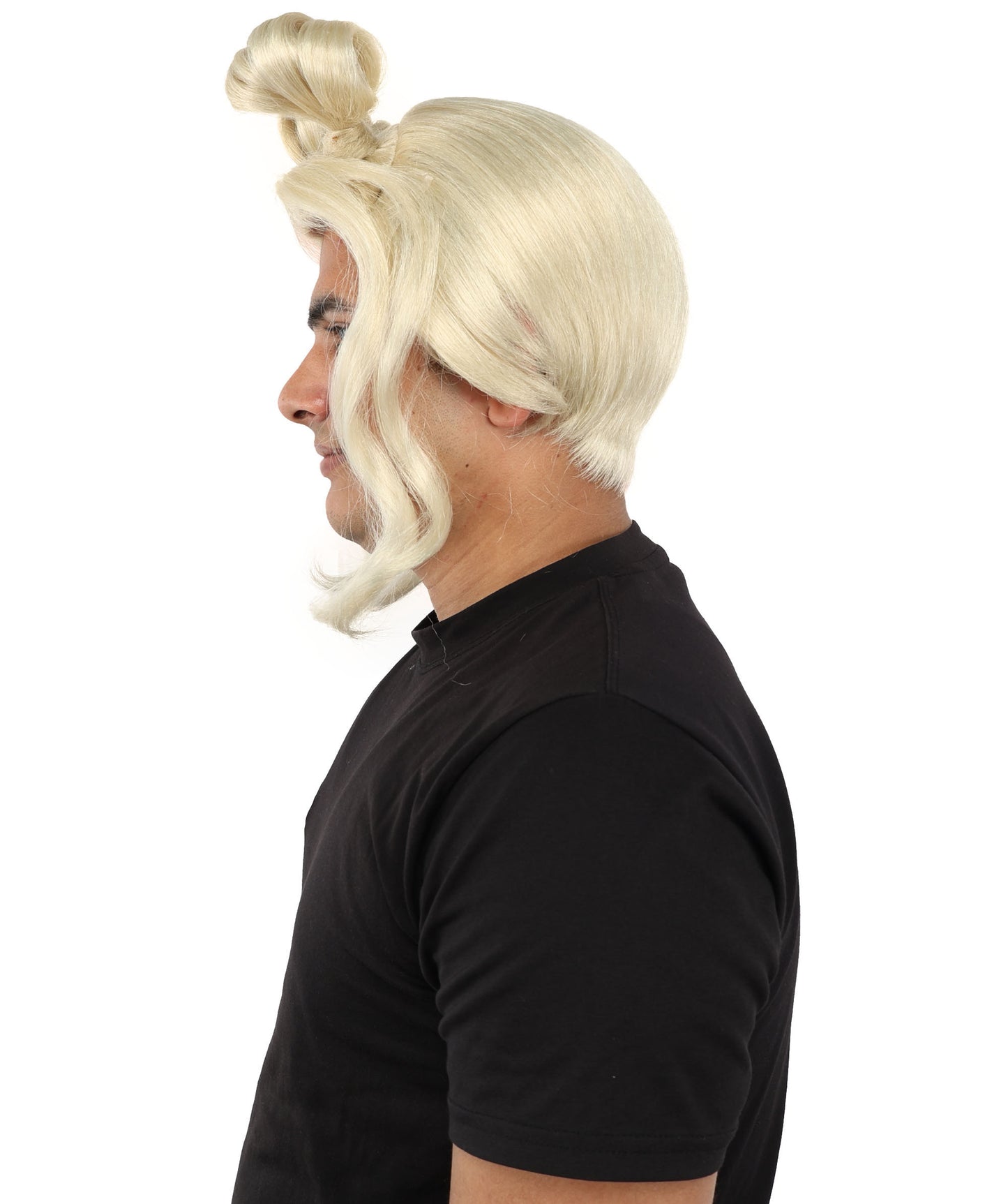 Wigs2you H-7124 大人用ブロンドダブルツインお団子ヘアウィッグ – 滑らかな質感の立体的なヘアデザイン | キャラクタースタイリング、テーマイベント、ステージ出演、クリエイティブなルックスに最適