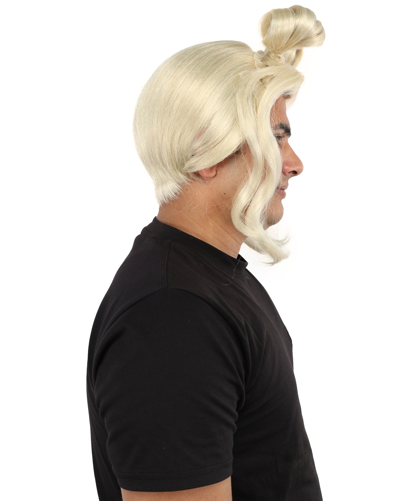 Wigs2you H-7124 大人用ブロンドダブルツインお団子ヘアウィッグ – 滑らかな質感の立体的なヘアデザイン | キャラクタースタイリング、テーマイベント、ステージ出演、クリエイティブなルックスに最適