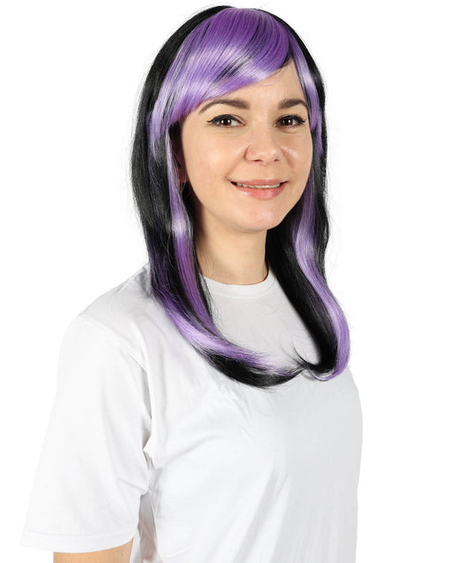 Wigs2you H-7132 女性用ミステリアスマルチカラーストレートウィッグ｜ハロウィン＆コスプレウィッグ｜難燃性合成繊維