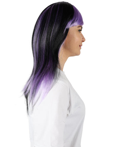 Wigs2you H-7132 女性用ミステリアスマルチカラーストレートウィッグ｜ハロウィン＆コスプレウィッグ｜難燃性合成繊維