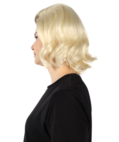 Wigs2you H-7141 女性向け映画キャラクター風ショートウェーブマルチカラーウィッグ｜ハロウィン＆コスプレウィッグ｜難燃性合成繊維、