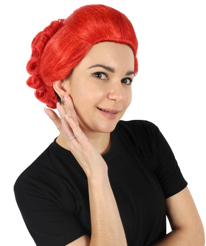 Wigs2you H-7144 女性用フェイスブロッサムスワールアップドレッドウィッグ｜合成繊維製スタイリングウィッグ｜プロム、結婚式、豪華なイベント、教会、普段使い、母の日に最適、