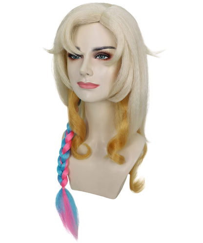 Wigs2you H-7145 女性用 原神 シロネン ナトラン マルチカラー ウィッグ | 長さ60cm ミックスカラー合成ウィッグ 調節可能なキャップでしっかりフィット | パーティーやハロウィンに最適、