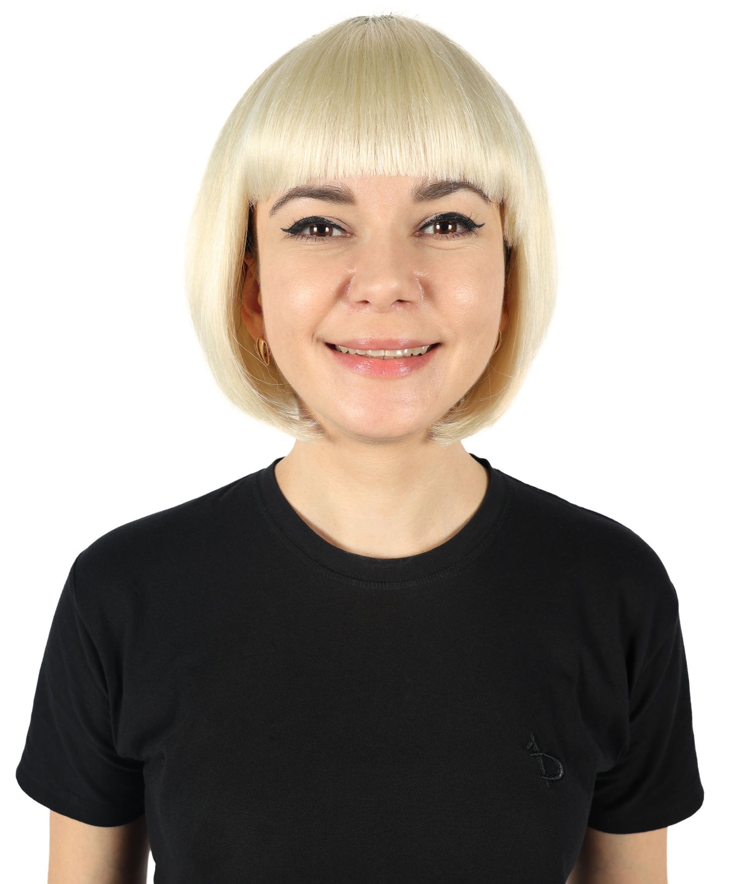 Wigs2you H-7146 女性用CDチェンジャーカーラジオ – 毎日のドライブやロードトリップに最適なブロンドウィッグ、快適でしっかりフィットする調節可能なキャップ、プレミアムな通気性のあるキャップレスキャップ、