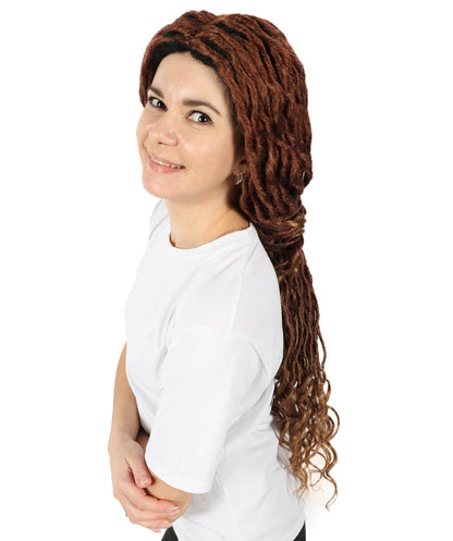Wigs2you H-7147 女性用クロエ・ベイリー ブレイド ブラウン ウィッグ4 – パフォーマンスや普段使いに最適なプレミアムコスプレウィッグ、