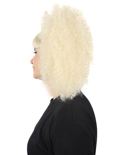 Wigs2you H-7149 コスプレウィッグ レディース ロング カール ライトブロンド フルウィッグ ボリュームスタイル 耐熱ファイバー キャップレス 通気性 パーティー ハロウィン 仮装 イベント