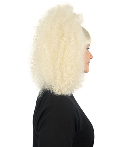 Wigs2you H-7149 コスプレウィッグ レディース ロング カール ライトブロンド フルウィッグ ボリュームスタイル 耐熱ファイバー キャップレス 通気性 パーティー ハロウィン 仮装 イベント