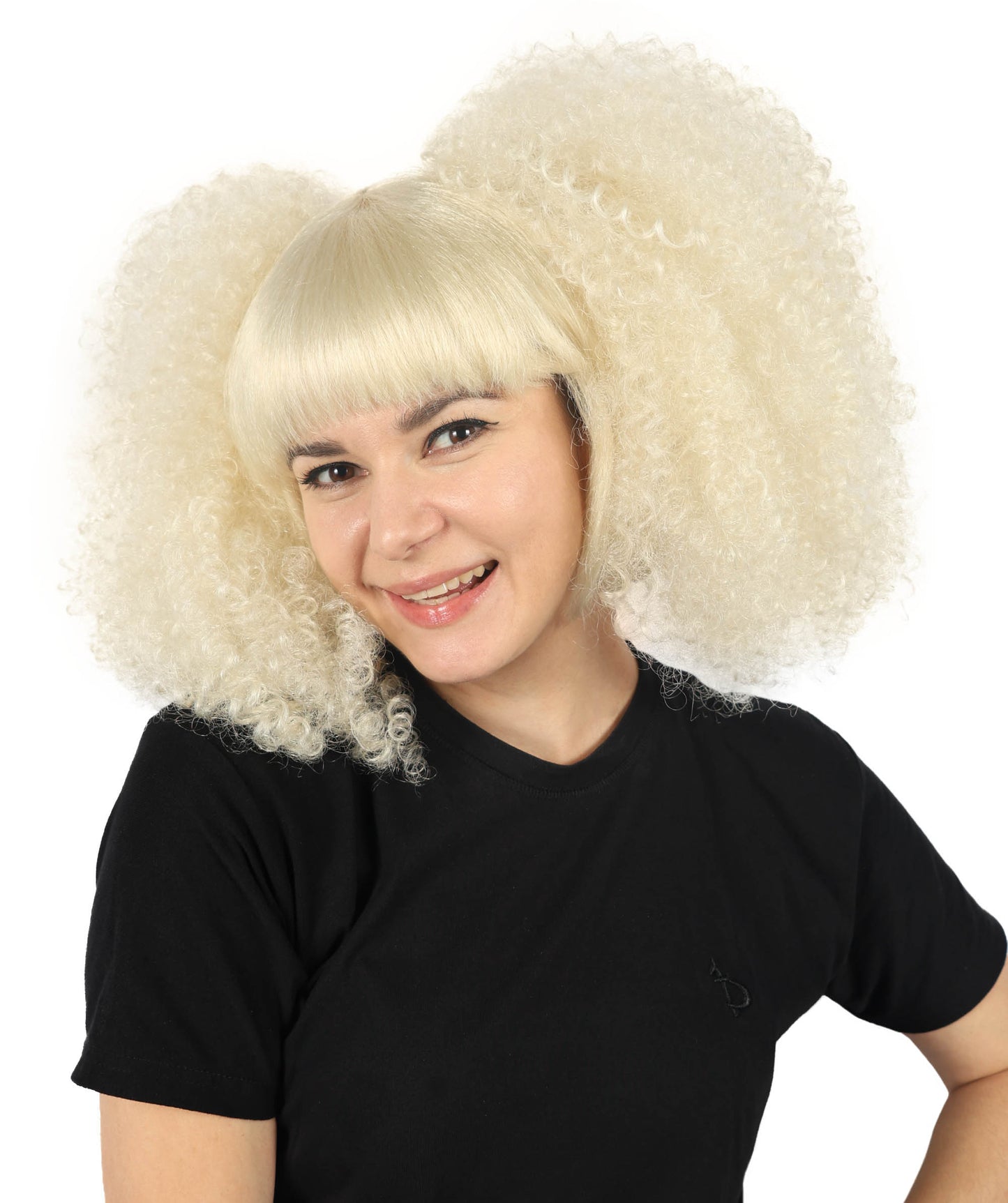 Wigs2you H-7149 コスプレウィッグ レディース ロング カール ライトブロンド フルウィッグ ボリュームスタイル 耐熱ファイバー キャップレス 通気性 パーティー ハロウィン 仮装 イベント