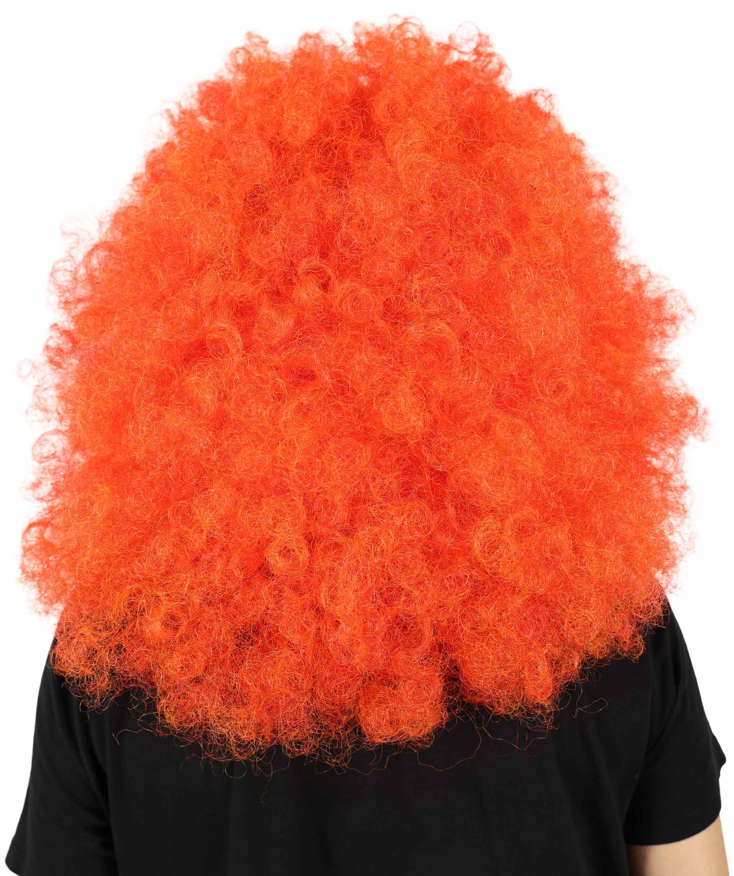 Wigs2you H-7158 女性用 ニコラ レッド ボリュームのあるアフロカーリーウィッグ | ロング合成レースフロントウィッグ | コスプレ、ドラァグ、ディスコ、イベント用のボリュームヘアパーティウィッグ