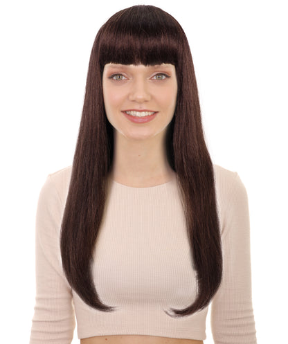 Wigs2you H-7165レディース ロングストレートウィッグ 前髪付き | 難燃性 合成繊維 フルウィッグ | マルチカラー コスプレ・ハロウィン・イベント・普段使い用
