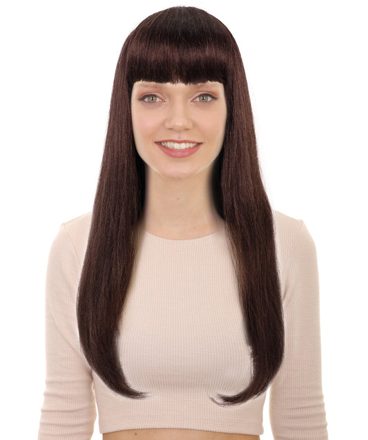 Wigs2you H-7165レディース ロングストレートウィッグ 前髪付き | 難燃性 合成繊維 フルウィッグ | マルチカラー コスプレ・ハロウィン・イベント・普段使い用