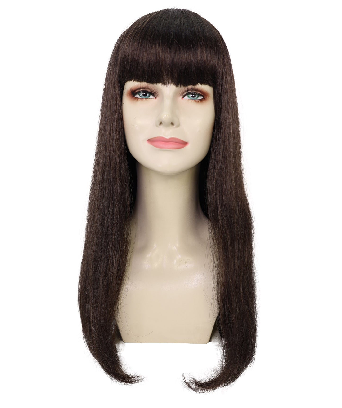 Wigs2you H-7165レディース ロングストレートウィッグ 前髪付き | 難燃性 合成繊維 フルウィッグ | マルチカラー コスプレ・ハロウィン・イベント・普段使い用