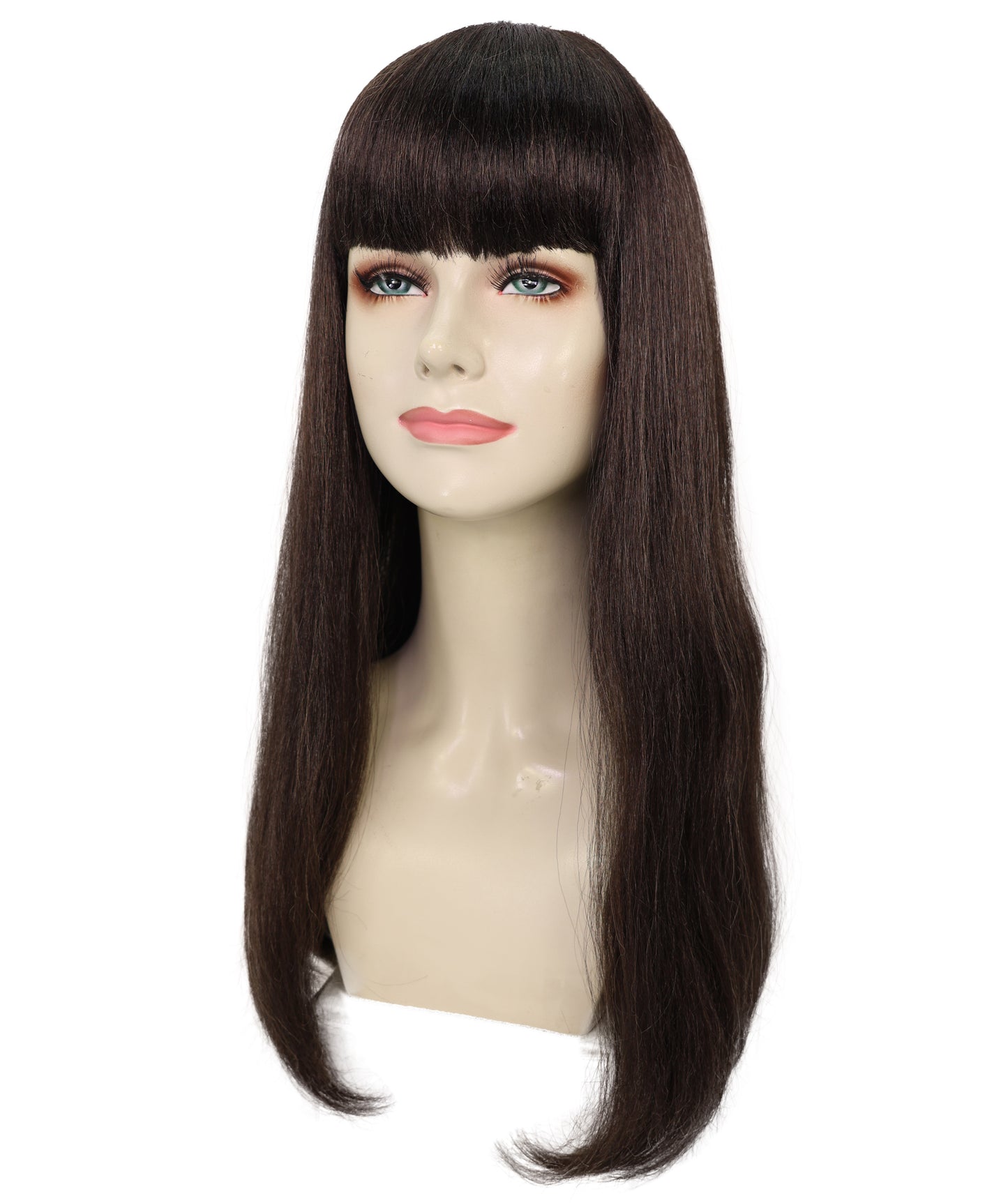 Wigs2you H-7165レディース ロングストレートウィッグ 前髪付き | 難燃性 合成繊維 フルウィッグ | マルチカラー コスプレ・ハロウィン・イベント・普段使い用