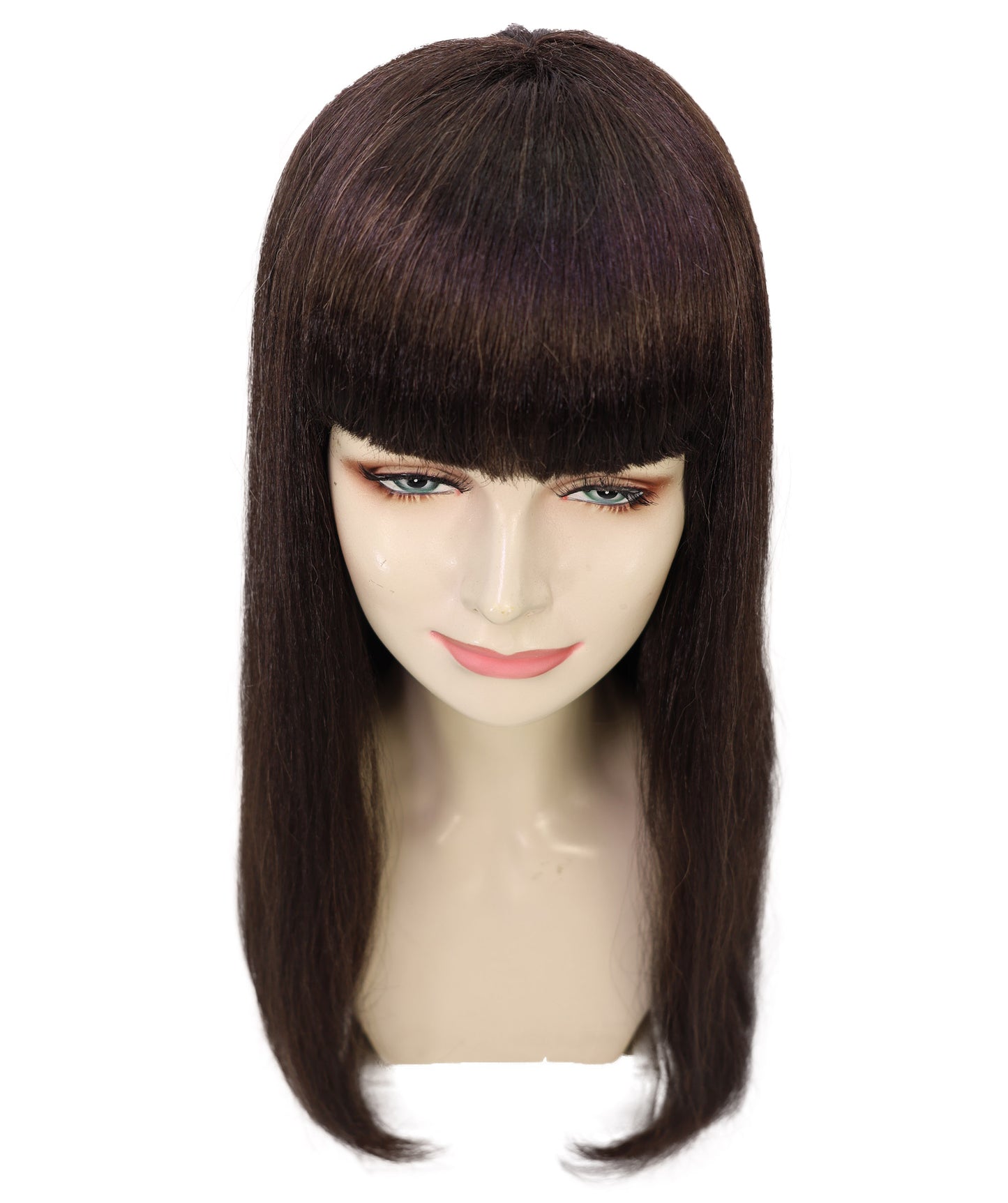 Wigs2you H-7165レディース ロングストレートウィッグ 前髪付き | 難燃性 合成繊維 フルウィッグ | マルチカラー コスプレ・ハロウィン・イベント・普段使い用