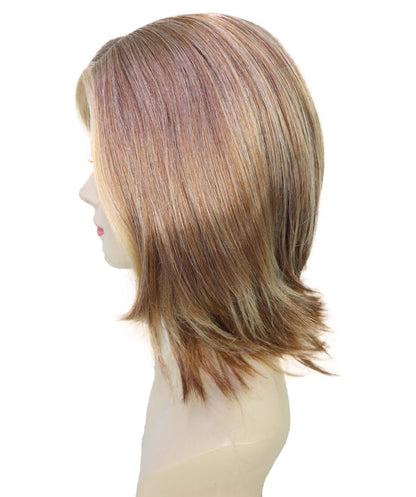 Wigs2you H-7167 女性用ショートレイヤードストレートマルチウィッグ、調節可能な軽量合成繊維、ハロウィンコスプレやレトロイベントに最適