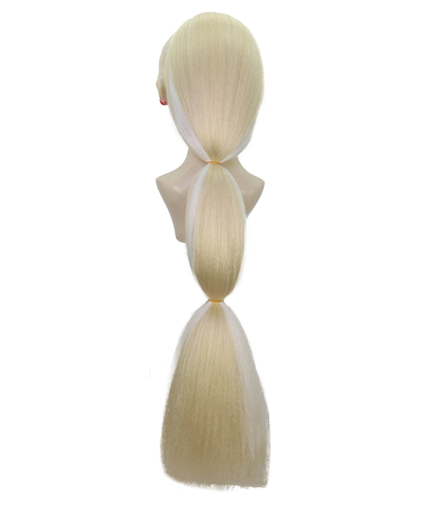 Wigs2you H-7171レディース ロングブロンド ポニーテールウィッグ 前髪付き | 難燃性 合成繊維 フルウィッグ | コスプレ・ハロウィン・イベント・パーティー用