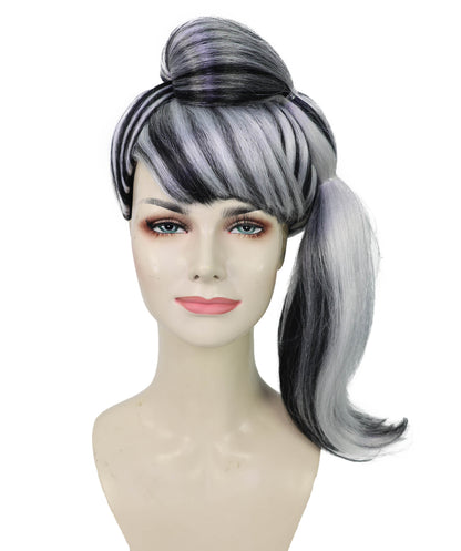 Wigs2you H-7173レディース ハイライト入り ハイポニーテールウィッグ 毛先カール | 難燃性 合成繊維 フルウィッグ | コスプレ・ハロウィン・イベント・パーティー用
