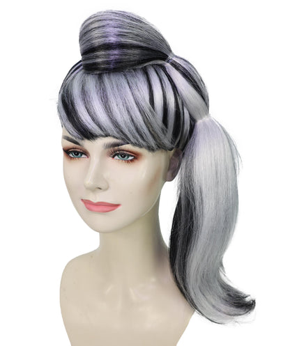 Wigs2you H-7173レディース ハイライト入り ハイポニーテールウィッグ 毛先カール | 難燃性 合成繊維 フルウィッグ | コスプレ・ハロウィン・イベント・パーティー用
