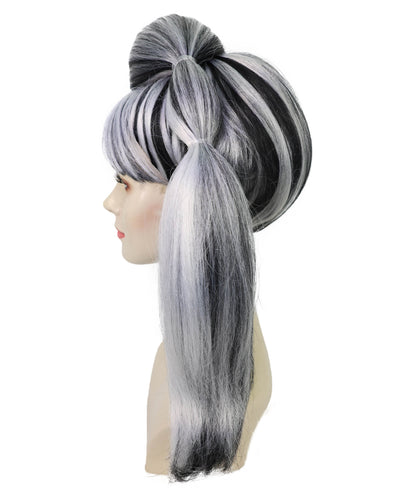 Wigs2you H-7173レディース ハイライト入り ハイポニーテールウィッグ 毛先カール | 難燃性 合成繊維 フルウィッグ | コスプレ・ハロウィン・イベント・パーティー用