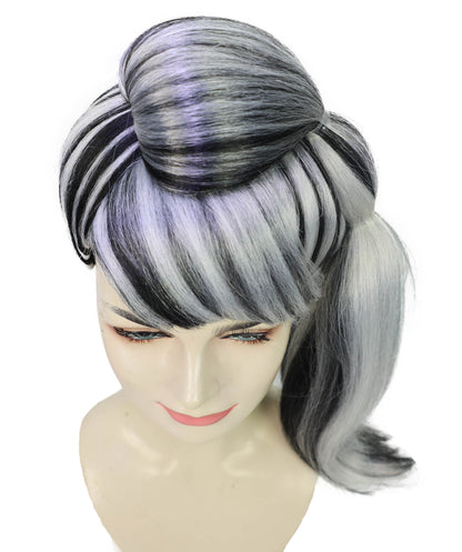 Wigs2you H-7173レディース ハイライト入り ハイポニーテールウィッグ 毛先カール | 難燃性 合成繊維 フルウィッグ | コスプレ・ハロウィン・イベント・パーティー用