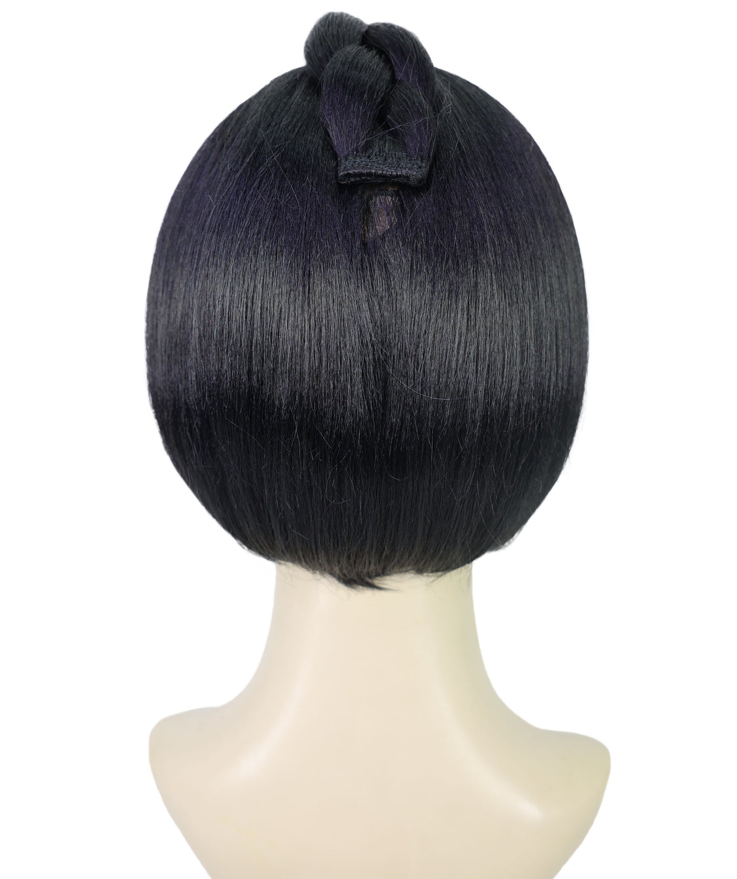 Wigs2you H-7174 レディース ブラック ショートストレートウィッグ クラウンカット 前髪付き | 合成繊維 フルウィッグ | コスプレ・ハロウィン・イベント・パーティー用