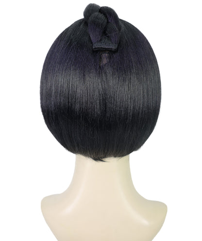 Wigs2you H-7174 レディース ブラック ショートストレートウィッグ クラウンカット 前髪付き | 合成繊維 フルウィッグ | コスプレ・ハロウィン・イベント・パーティー用
