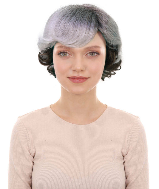 Wigs2you H-7176レディース ゴールデングラデーション ショートカールウィッグ | 合成繊維 フルウィッグ | コスプレ・ハロウィン・舞台・テーマパーティー・イベント・普段使い用