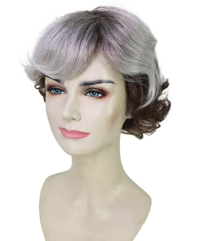 Wigs2you H-7176レディース ゴールデングラデーション ショートカールウィッグ | 合成繊維 フルウィッグ | コスプレ・ハロウィン・舞台・テーマパーティー・イベント・普段使い用