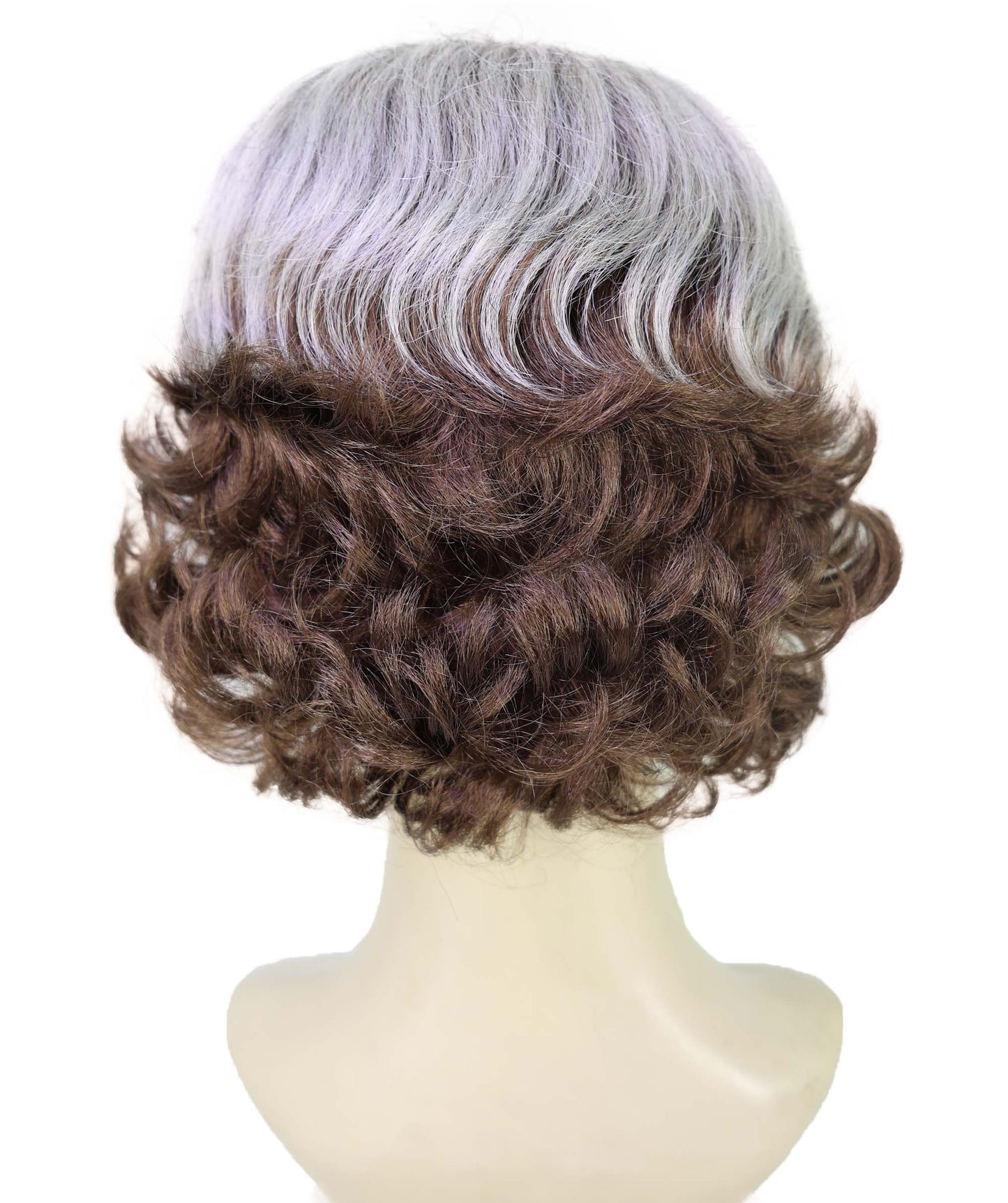 Wigs2you H-7176レディース ゴールデングラデーション ショートカールウィッグ | 合成繊維 フルウィッグ | コスプレ・ハロウィン・舞台・テーマパーティー・イベント・普段使い用