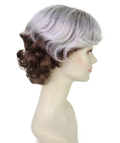 Wigs2you H-7176レディース ゴールデングラデーション ショートカールウィッグ | 合成繊維 フルウィッグ | コスプレ・ハロウィン・舞台・テーマパーティー・イベント・普段使い用