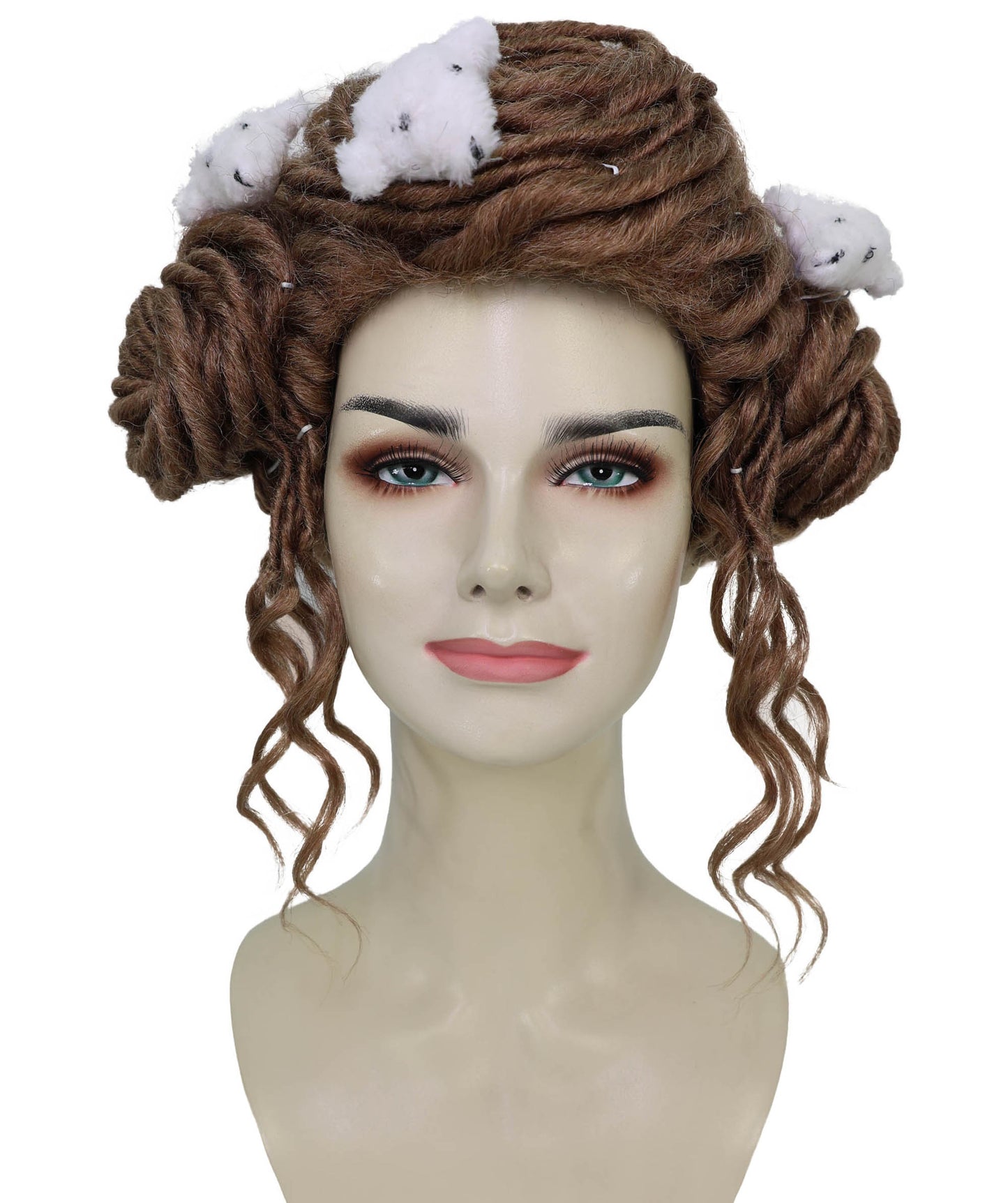 Wigs2you H-7178レディース ブラック＆パープル ミディアムボブウィッグ サイドバング付き | ストレート 合成繊維 フルウィッグ 通気性 キャップレス | コスプレ・ハロウィン・イベント・パーティー・普段使い用