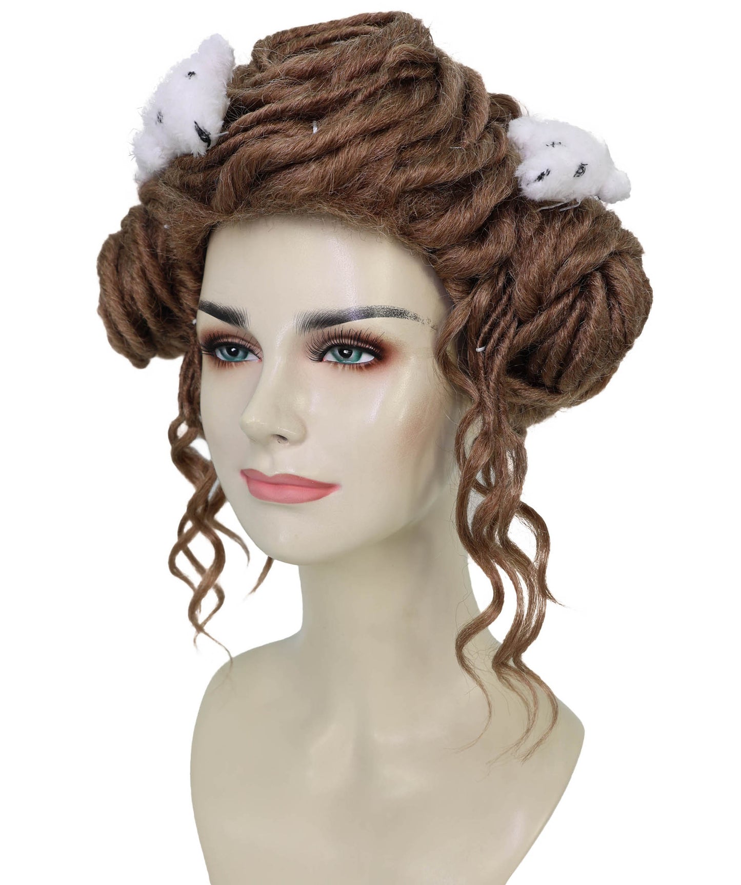 Wigs2you H-7178レディース ブラック＆パープル ミディアムボブウィッグ サイドバング付き | ストレート 合成繊維 フルウィッグ 通気性 キャップレス | コスプレ・ハロウィン・イベント・パーティー・普段使い用