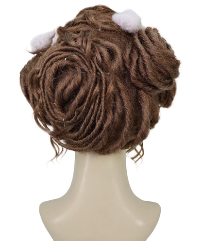 Wigs2you H-7178レディース ブラック＆パープル ミディアムボブウィッグ サイドバング付き | ストレート 合成繊維 フルウィッグ 通気性 キャップレス | コスプレ・ハロウィン・イベント・パーティー・普段使い用