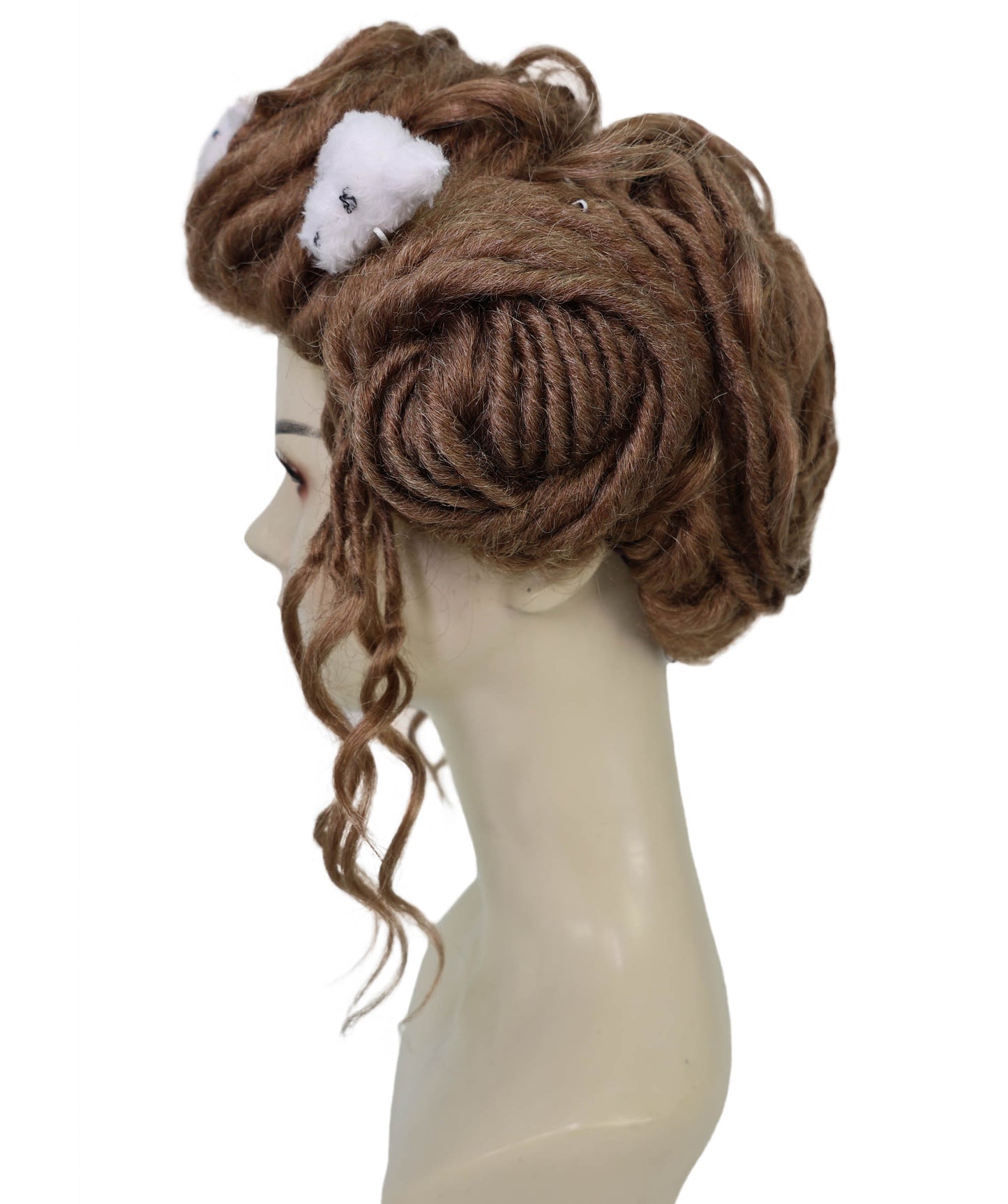 Wigs2you H-7178レディース ブラック＆パープル ミディアムボブウィッグ サイドバング付き | ストレート 合成繊維 フルウィッグ 通気性 キャップレス | コスプレ・ハロウィン・イベント・パーティー・普段使い用