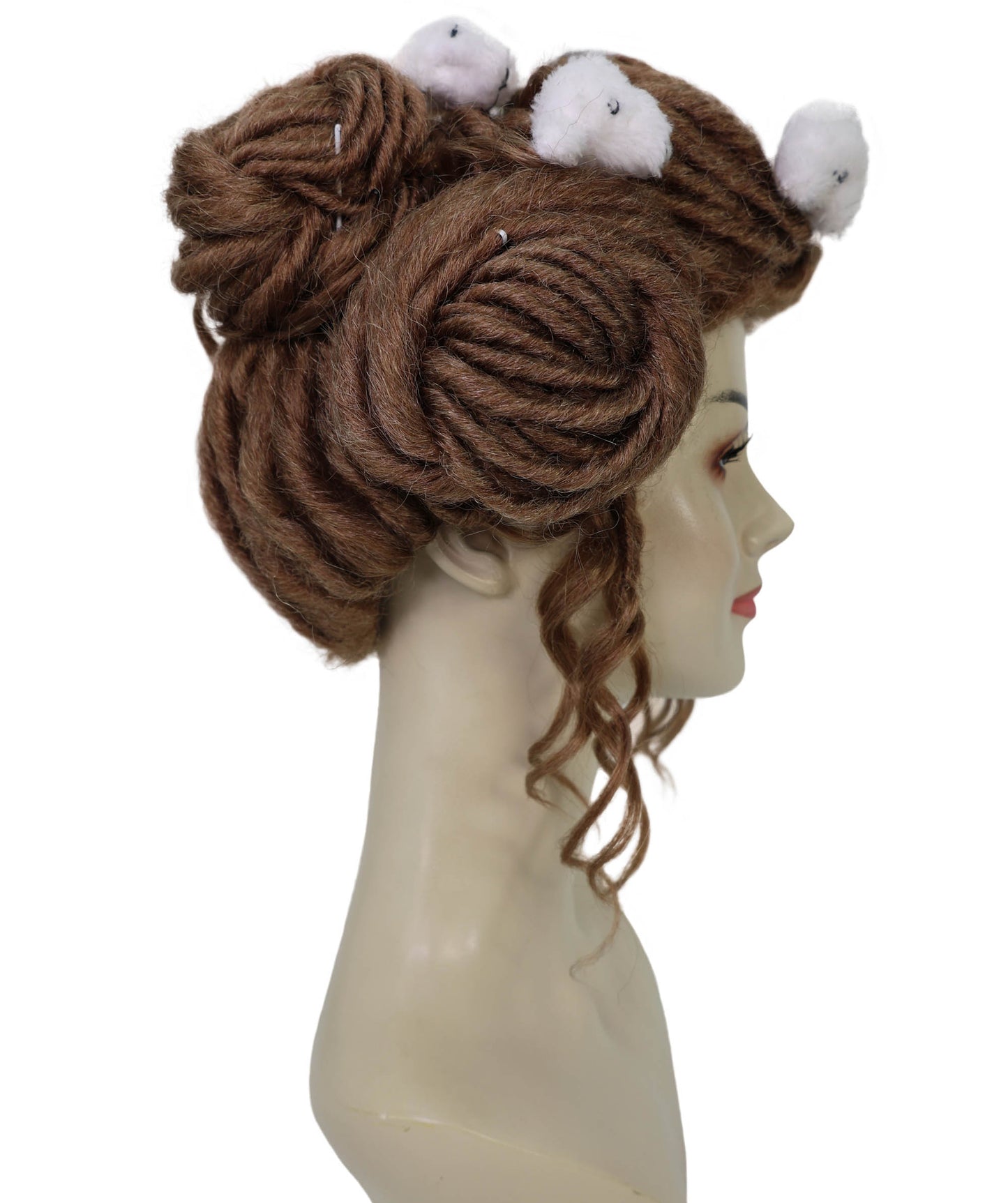 Wigs2you H-7178レディース ブラック＆パープル ミディアムボブウィッグ サイドバング付き | ストレート 合成繊維 フルウィッグ 通気性 キャップレス | コスプレ・ハロウィン・イベント・パーティー・普段使い用