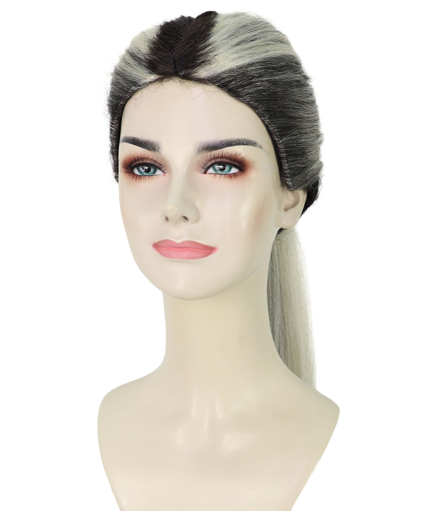 Wigs2you H-7180女性用ロングポニーテールウィッグ｜ハイブラック＆ブロンドポニーテールウィッグ｜キャップレスデザイン