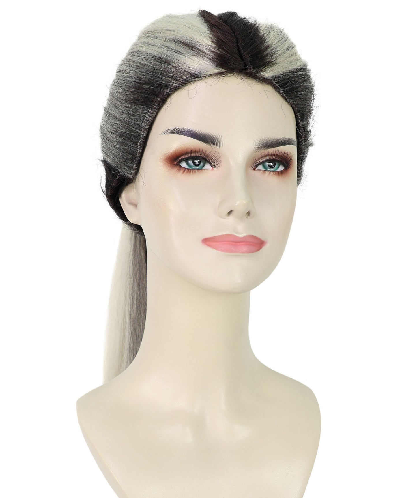 Wigs2you H-7180女性用ロングポニーテールウィッグ｜ハイブラック＆ブロンドポニーテールウィッグ｜キャップレスデザイン