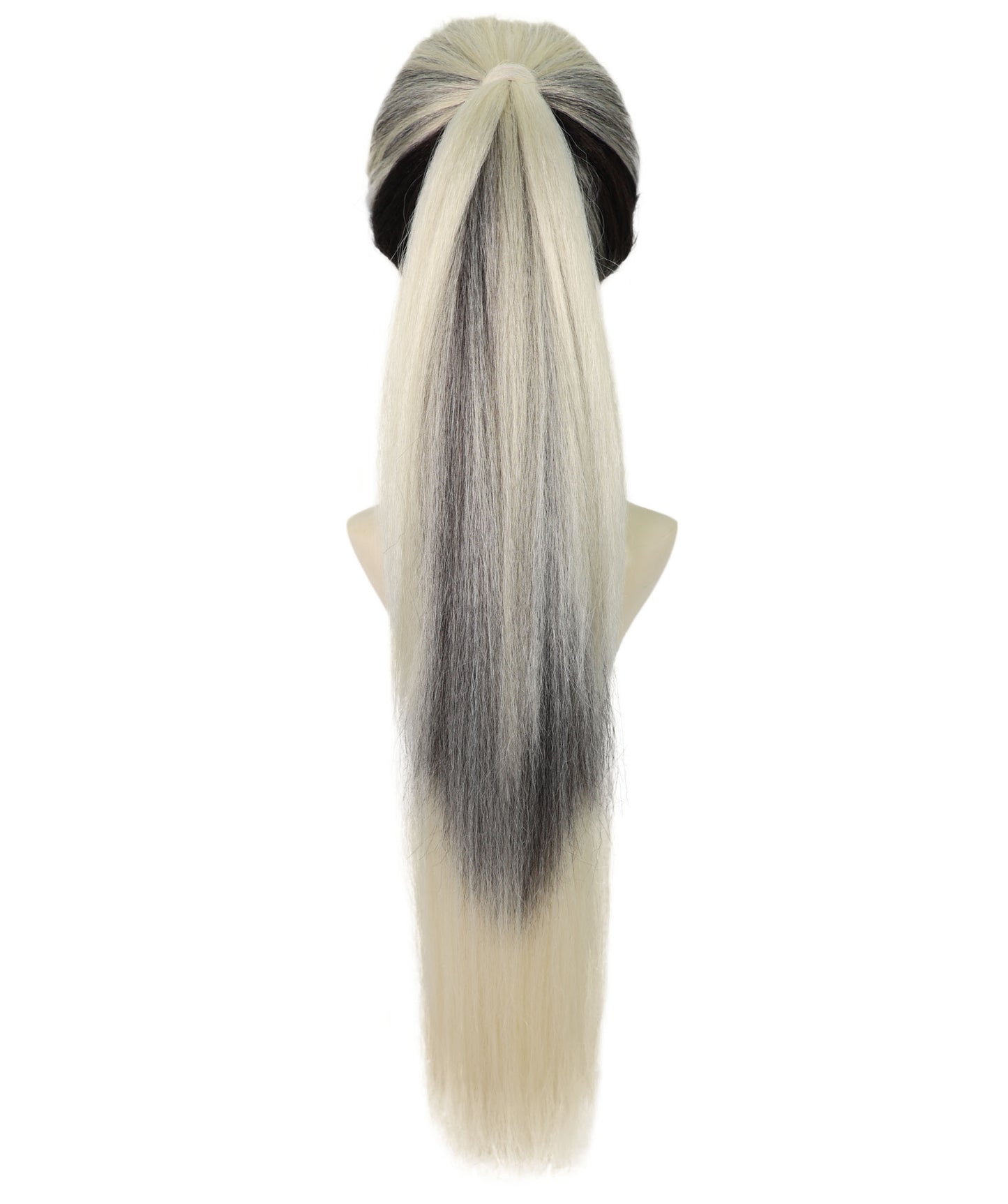Wigs2you H-7180女性用ロングポニーテールウィッグ｜ハイブラック＆ブロンドポニーテールウィッグ｜キャップレスデザイン